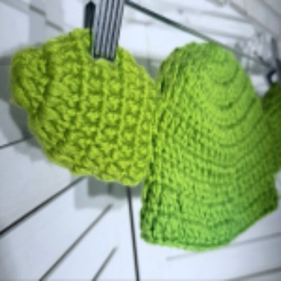 Baby Yoda Hat Infant Beanie Grogu Mandalorian Star Wars Green 3-6 Months - Picture 6 of 9